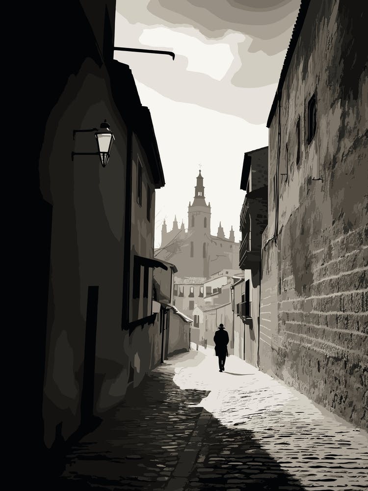 Segovia Spain Black And White Analogue Photography 3