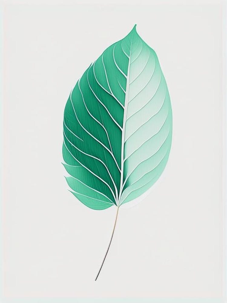 Mint Leaf Abstract 2