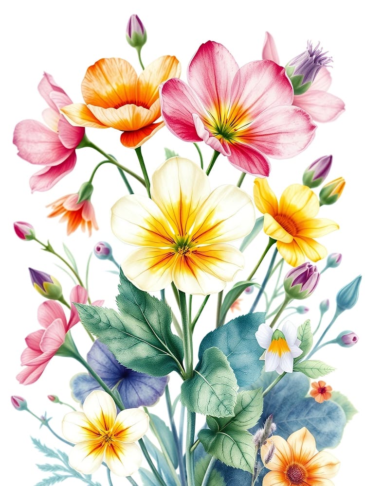 Watercolor Flowers 5
