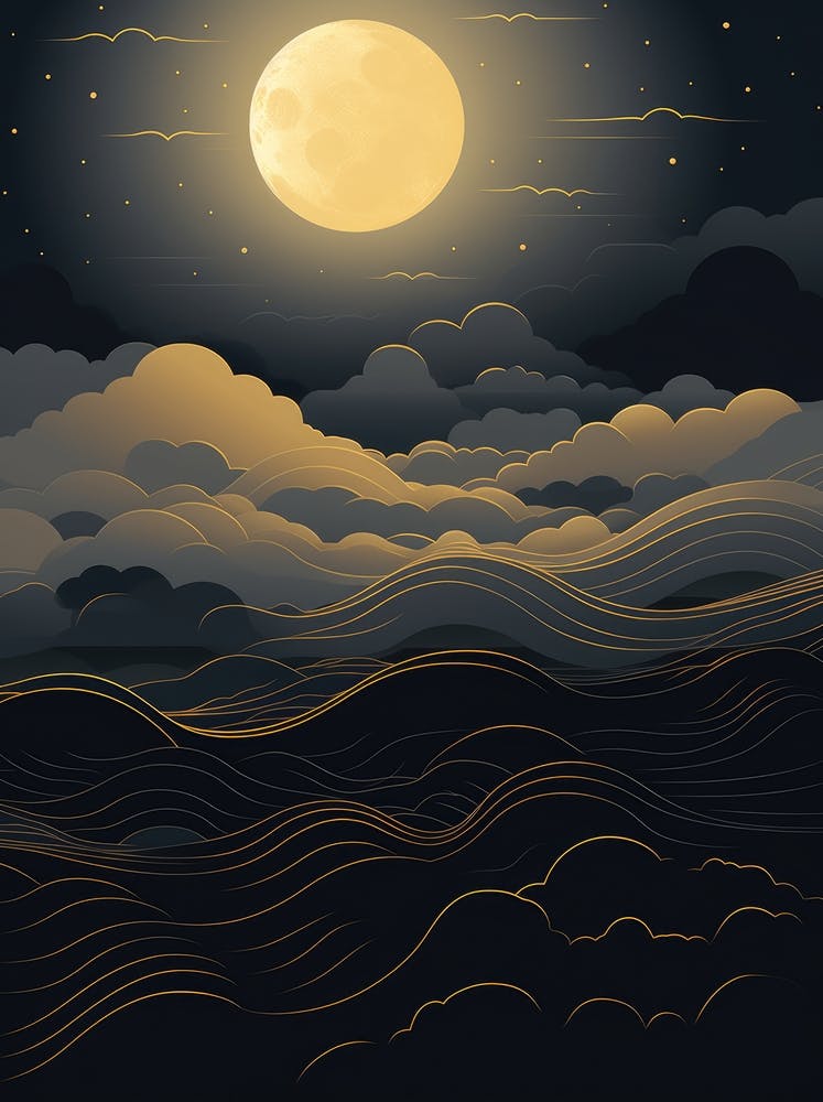 Full Moon In The Sky
