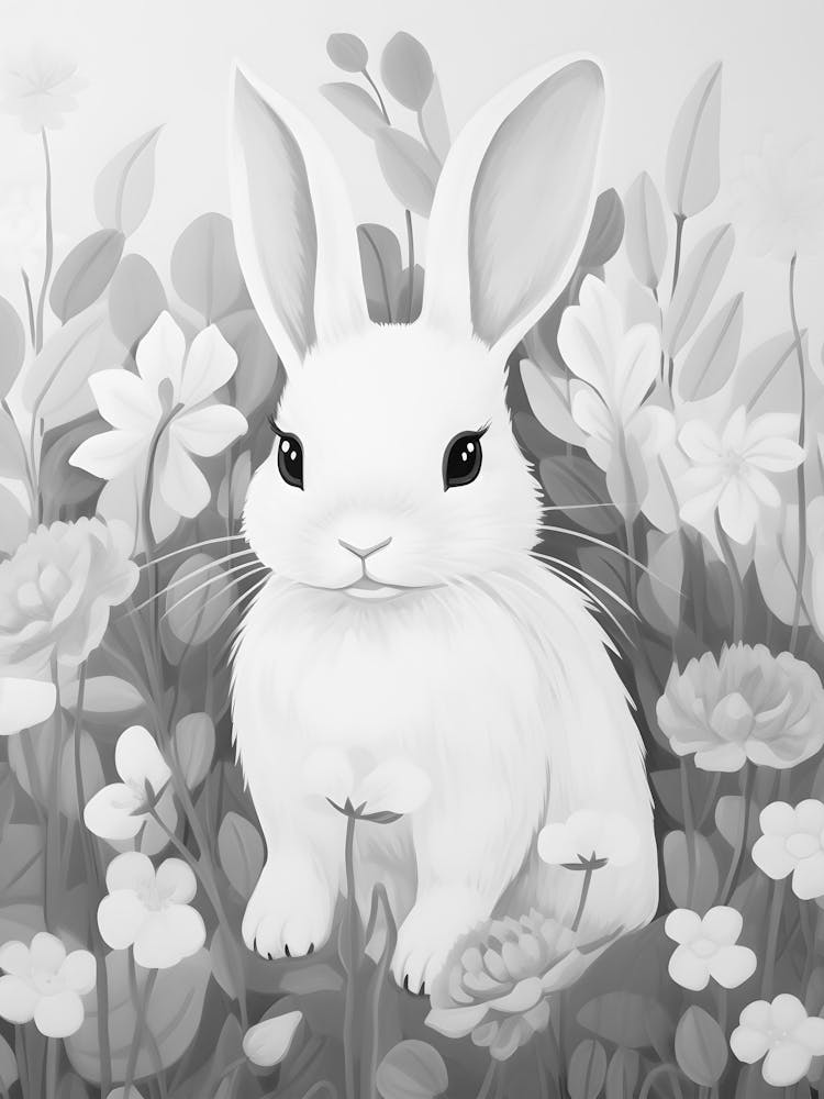 Rabbit In The Garden