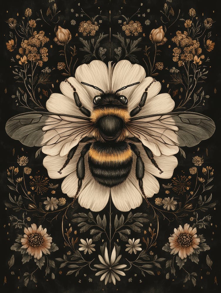 Abeille Sur Une Fleur 1