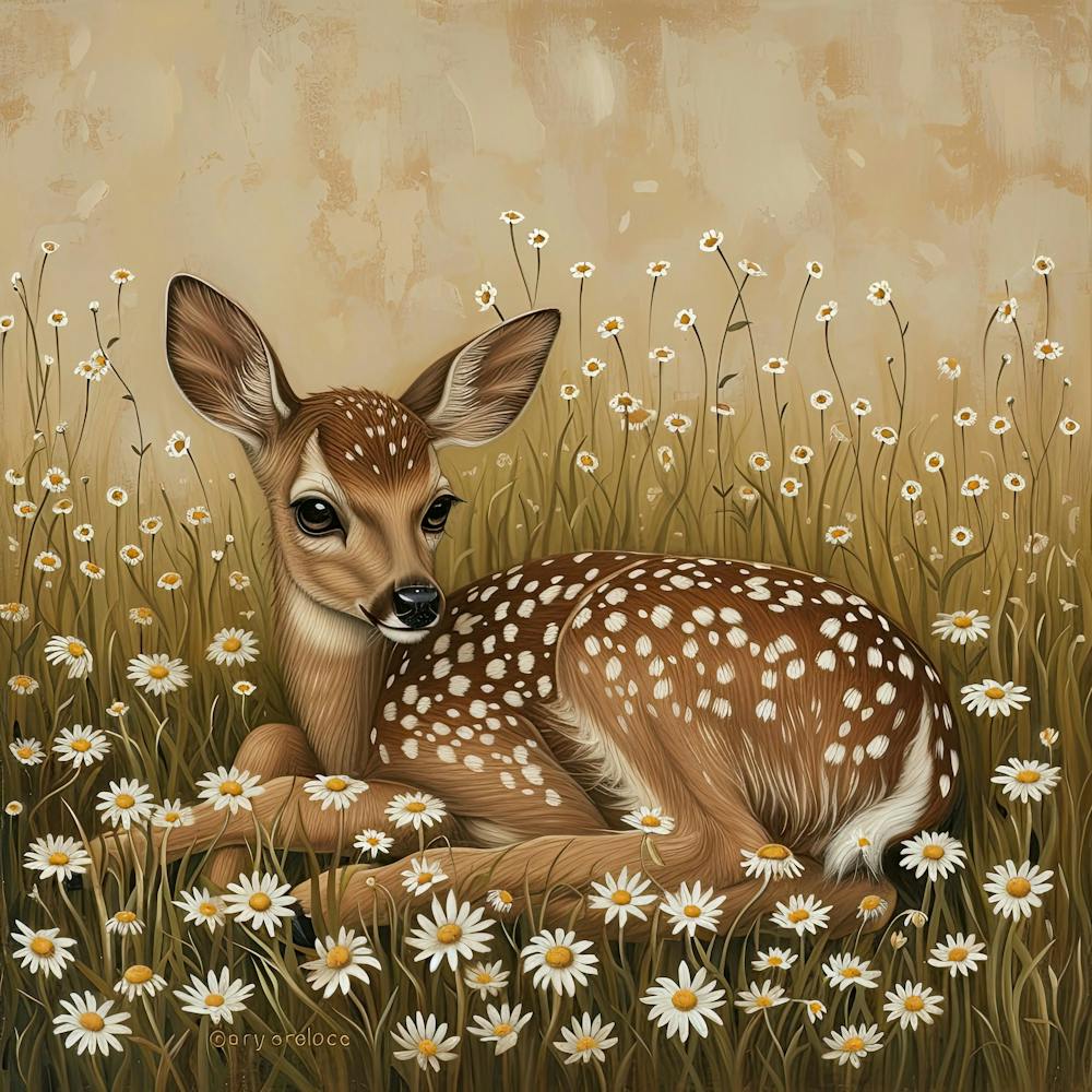 Fawn Fairycore Painting 2