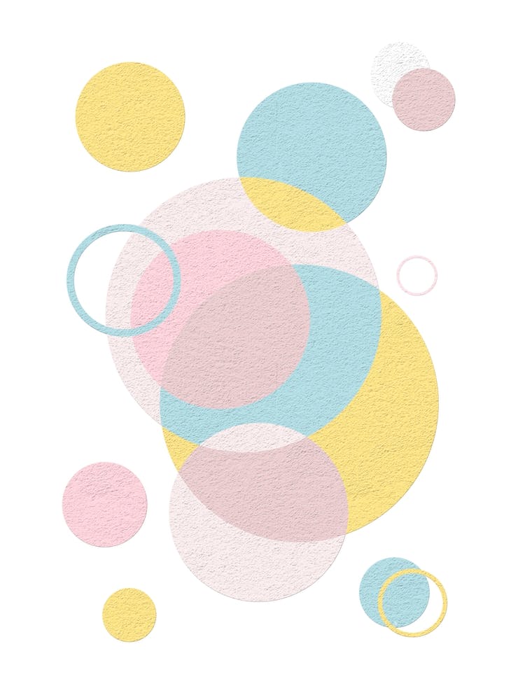 Abstract Pastel Circles