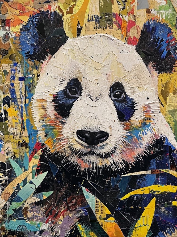 Kitsch Panda Collage 4