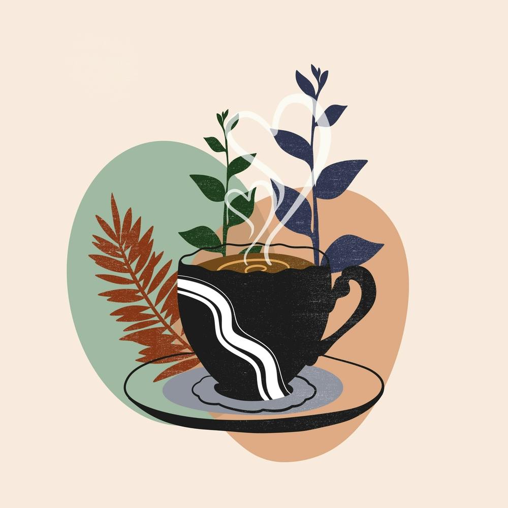 Illustration D'une Tasse De Café