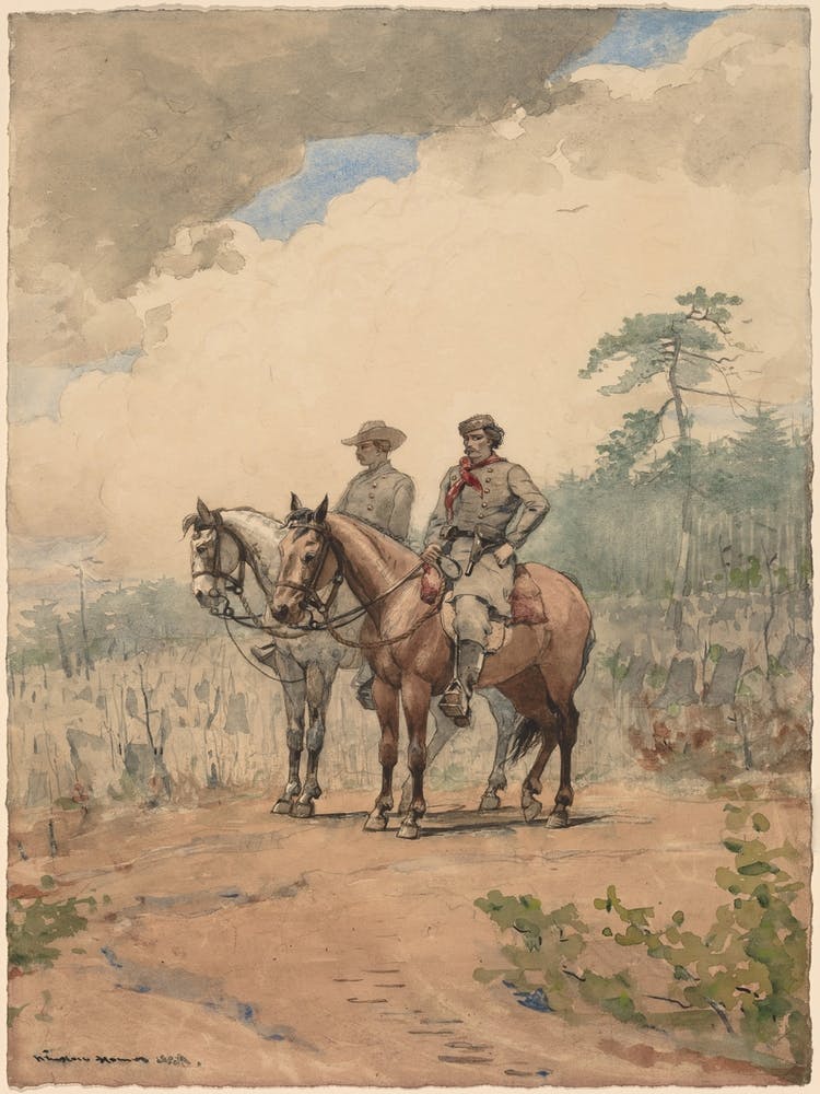 Two Scouts (1887), Winslow Homer