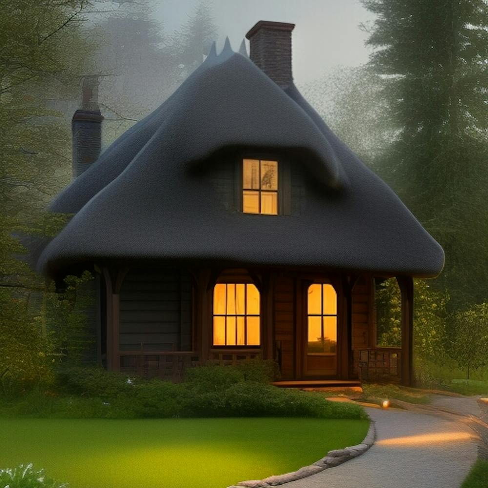 Fairy House In The Forest