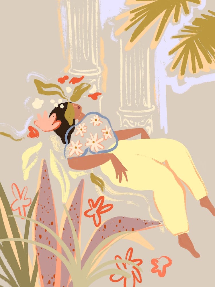 Resting In The Garden