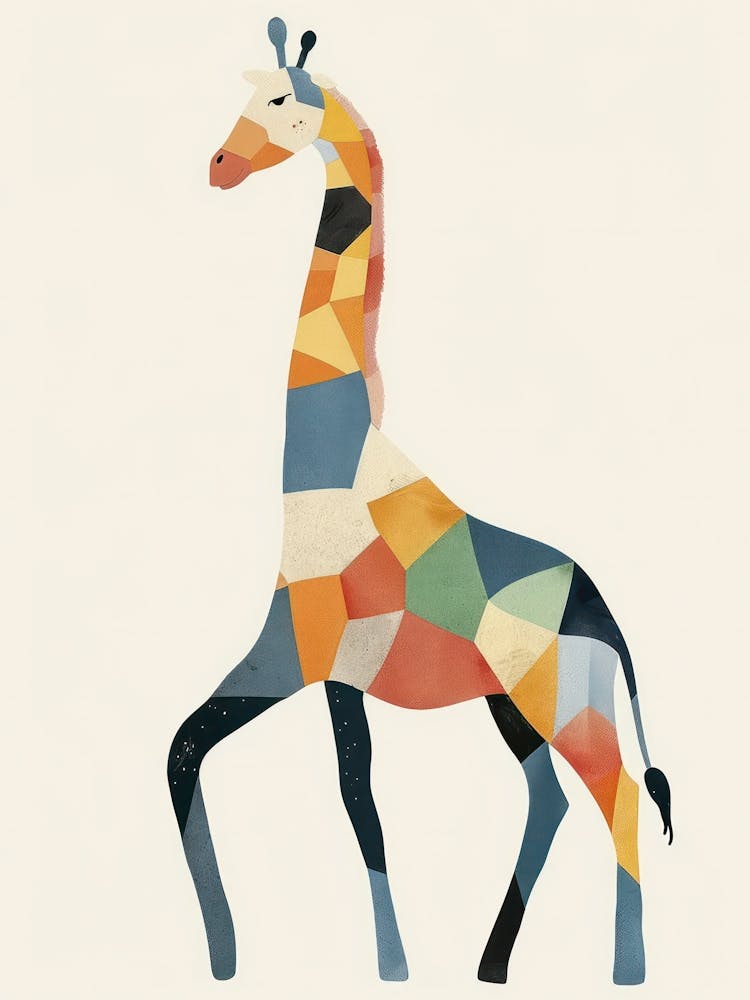 Charming Nursery Kids Animals Giraffe 1