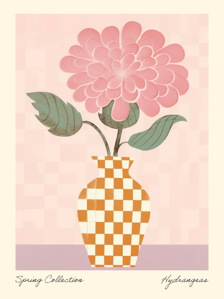 Spring Collection Hydrangeas Flower Vase 1