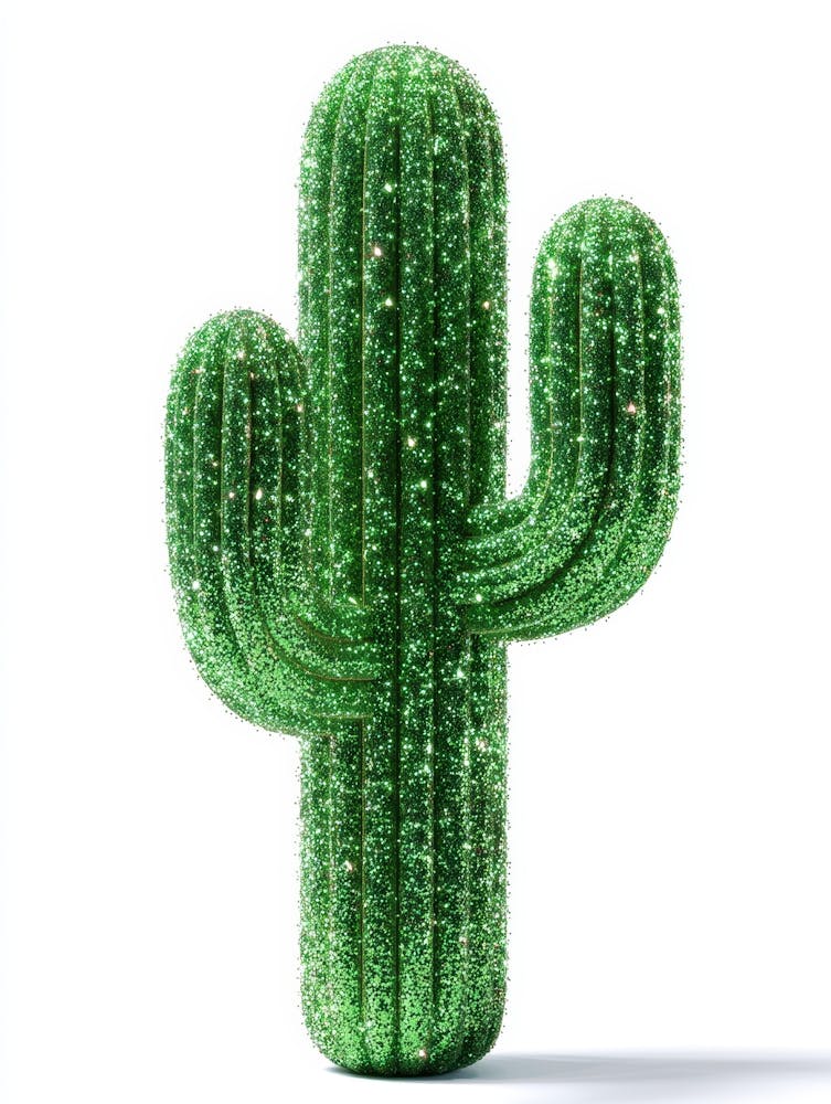Glitter Cactus