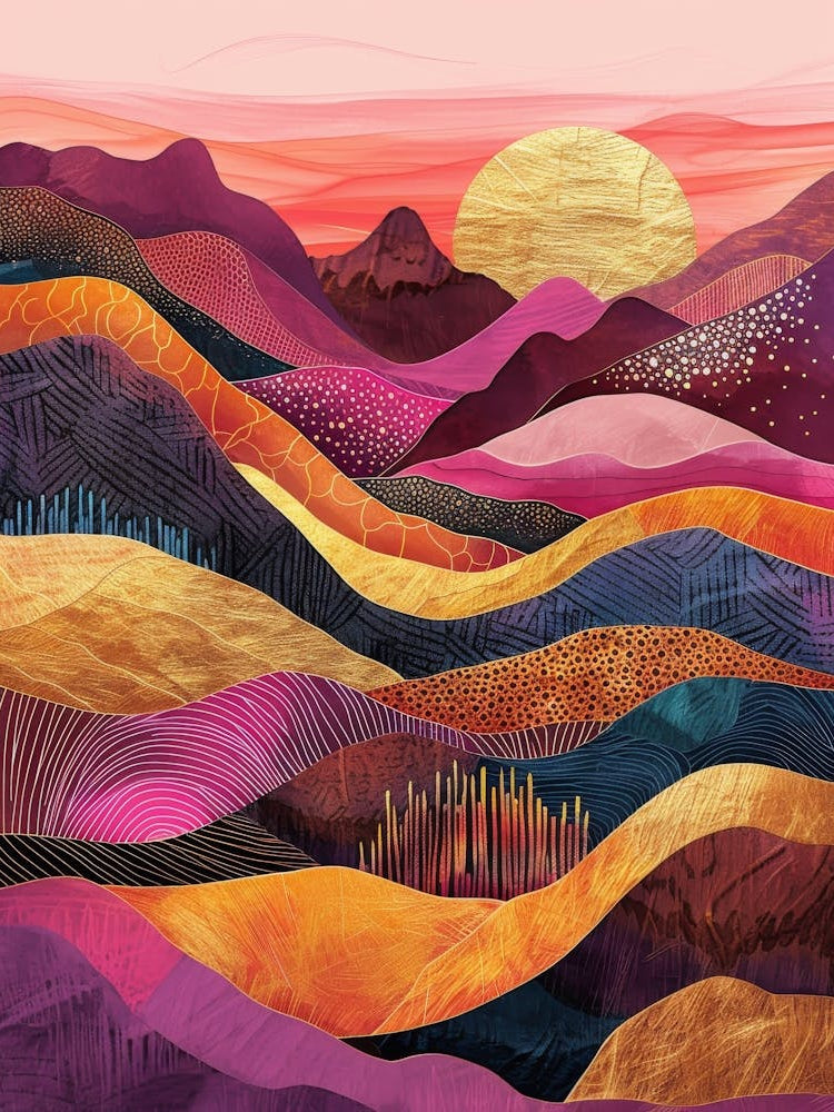 Sunset In The Mountains 33