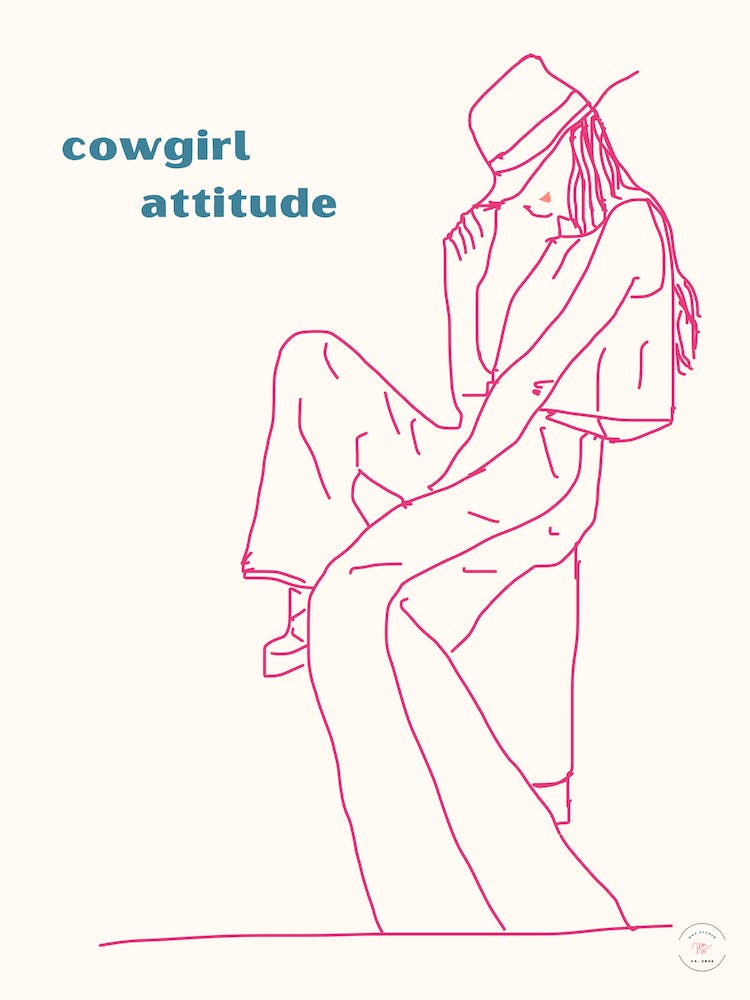 Cowgirl Illustration