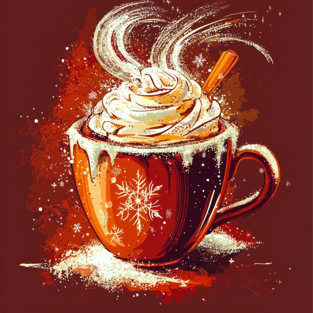 Mug Of Hot Cocoa print
