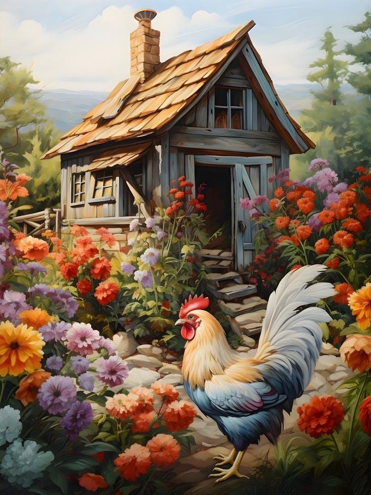 Rooster On The Farm 1