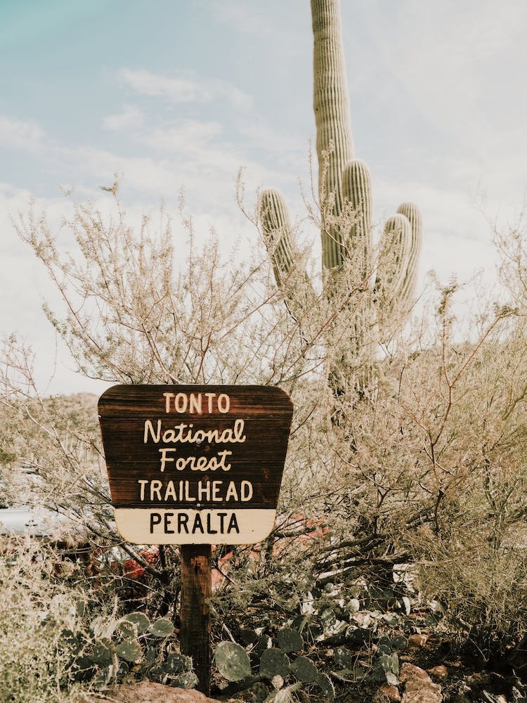 Peralta Trailhead Sign