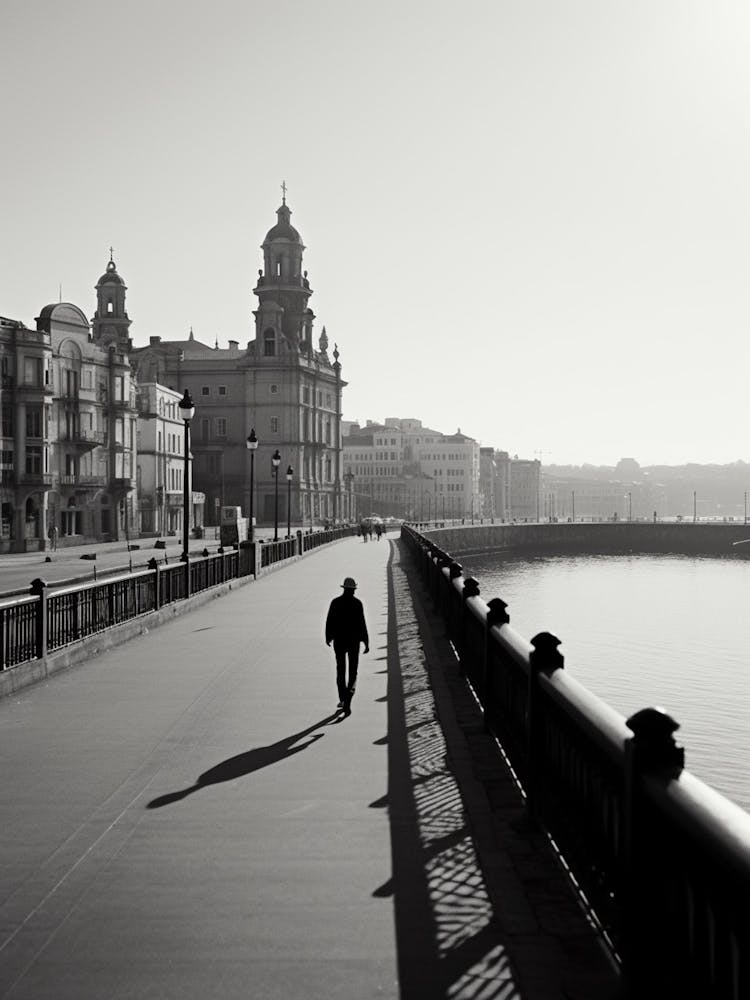 La Coruna, Spain, Black And White Analogue Photography 2