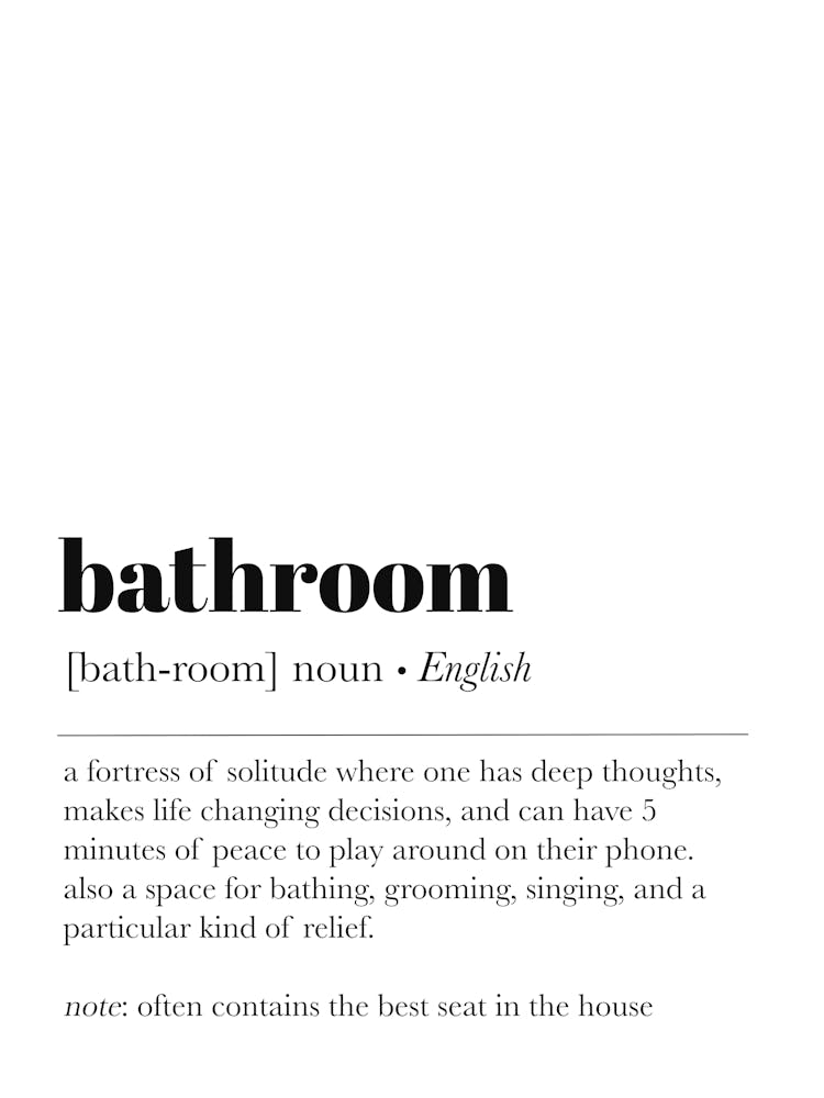 Bathroom Definition