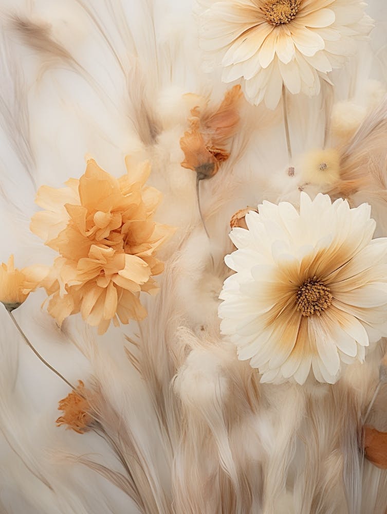Boho Dried Flowers Gaillardia 1