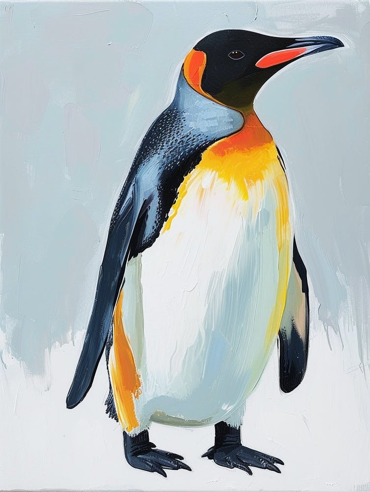 King Penguin Cooper Bay Colour Block Painting 4
