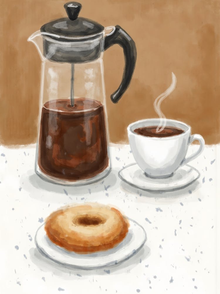 Coffee And Donut