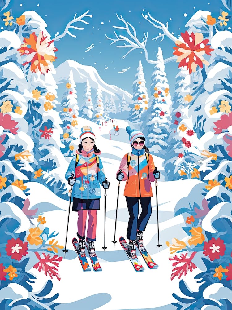 Breckenridge Ski Resort   Colorado Usa, Ski Resort Illustration 1