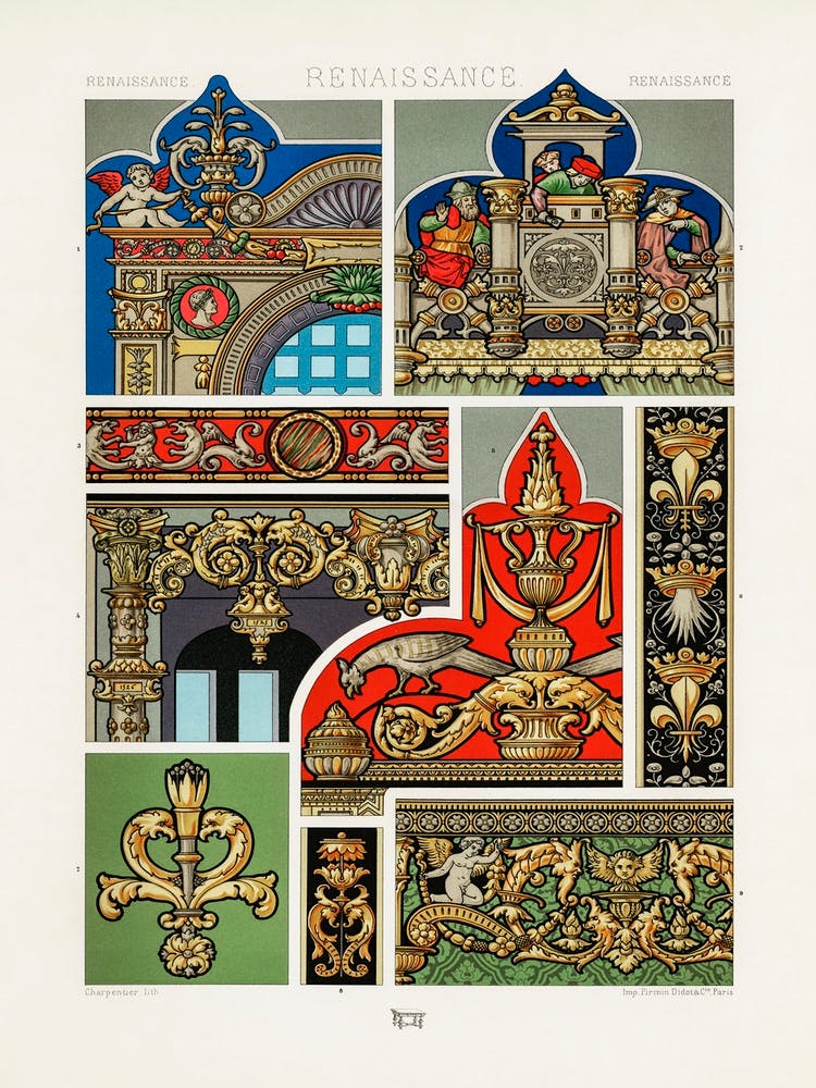 Renaissance Pattern, Albert Racine 8