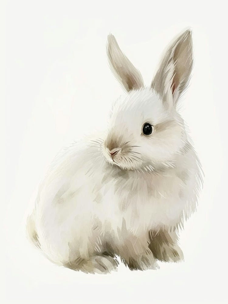 Silver Marten Rabbit Kids Illustration 3