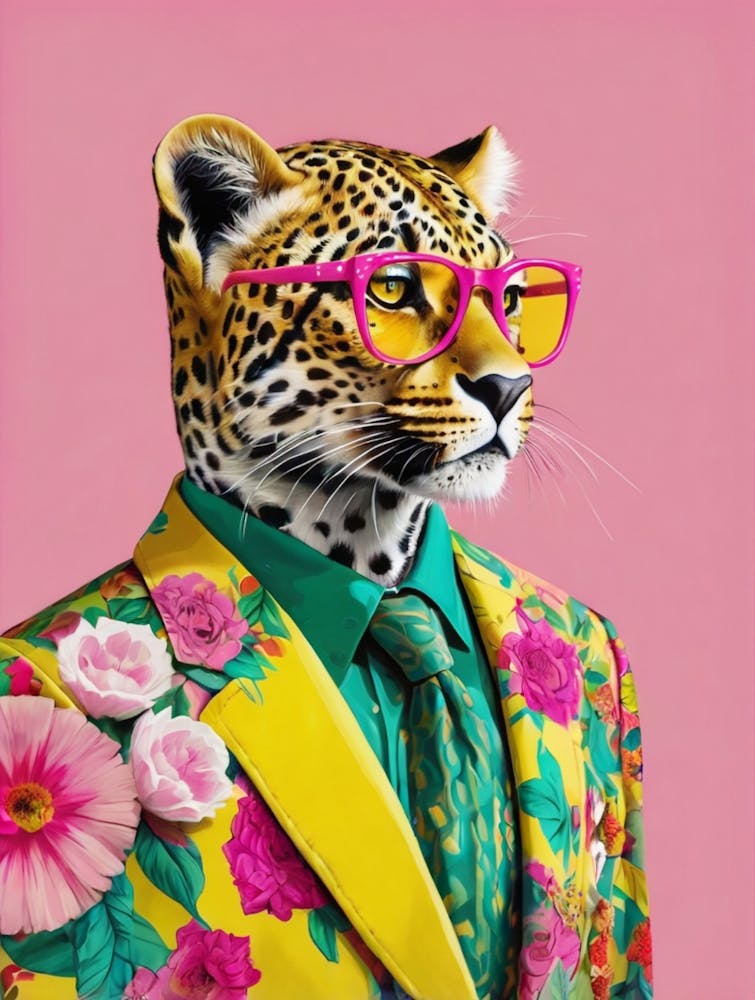 Leopard In A Suit 1