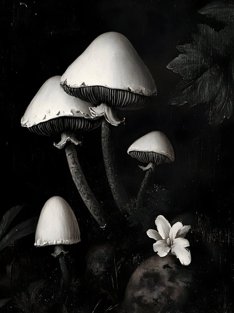 Mushroom And Flower
