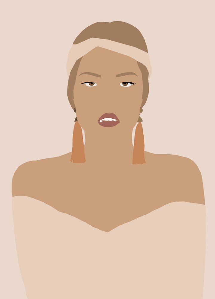 Portrait Of African American Woman