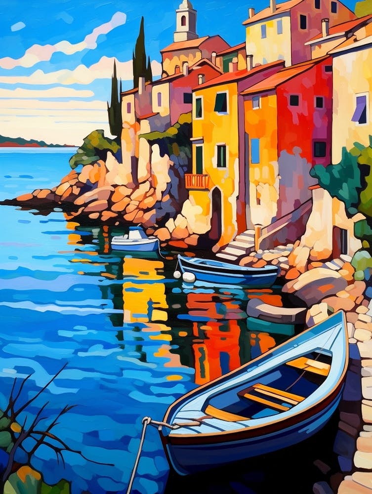 Rovinj Croatia 4 Fauvist Painting