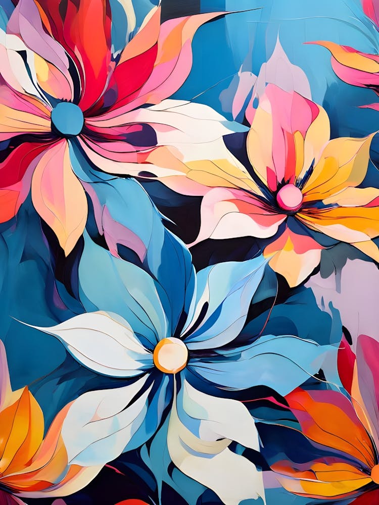 Abstract Flower Painting 19