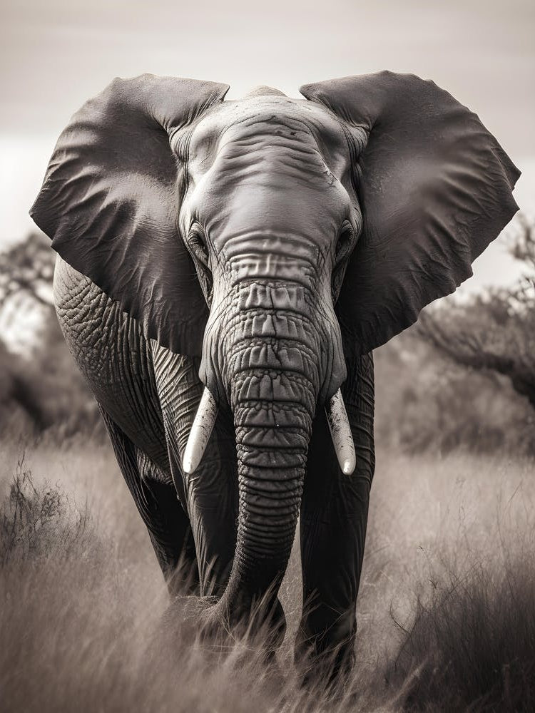 Elephant In The Grass