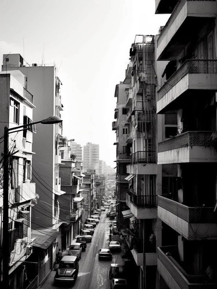 Beirut, Lebanon, Mediterranean Black And White Photography Analogue 6