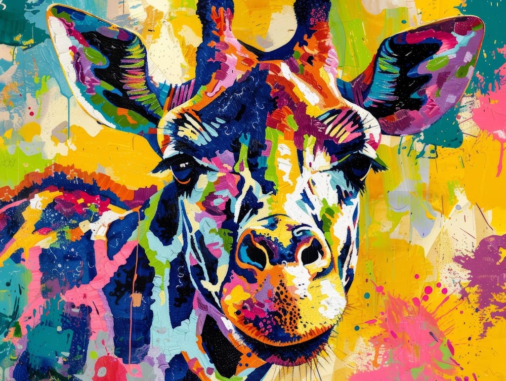 Giraffe Painting 1