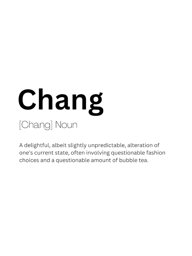 Chang Definition Meaning 1