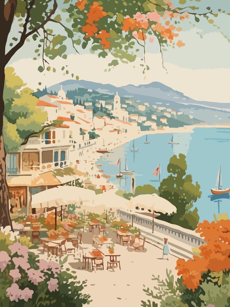 Budva Montenegro 2 Illustration
