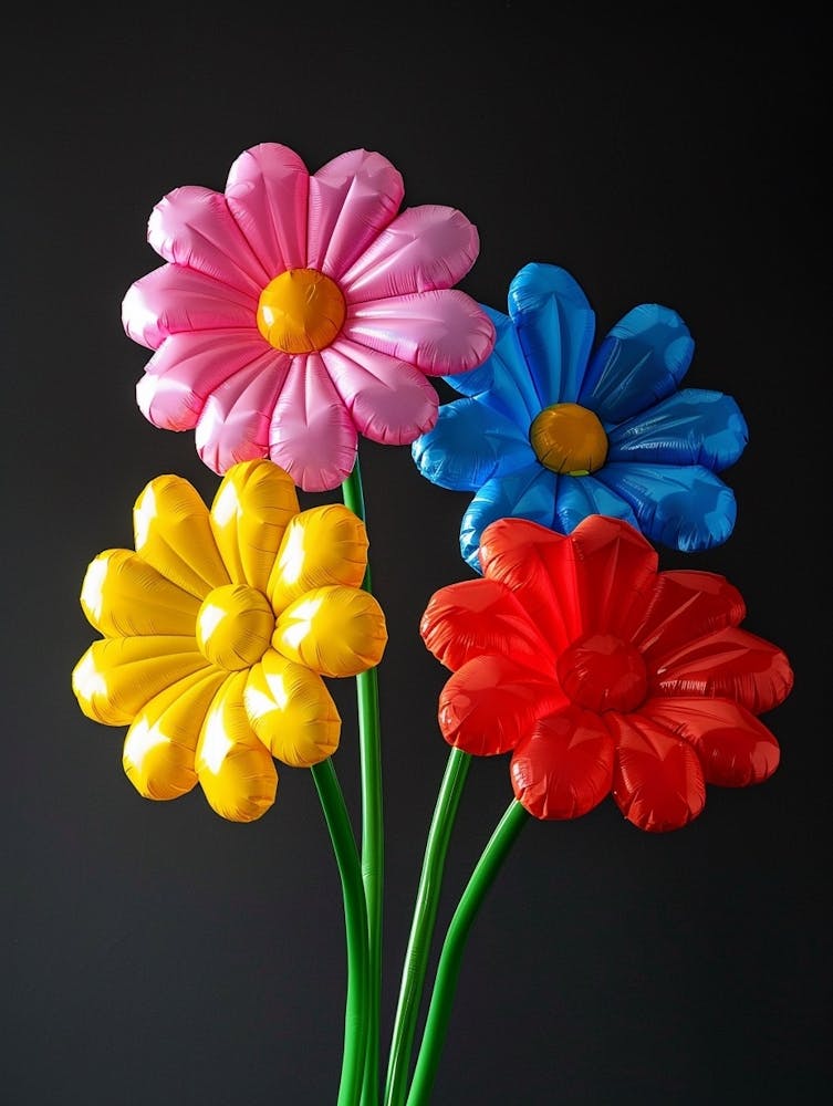 Bright Inflatable Flowers Oxeye Daisy 1