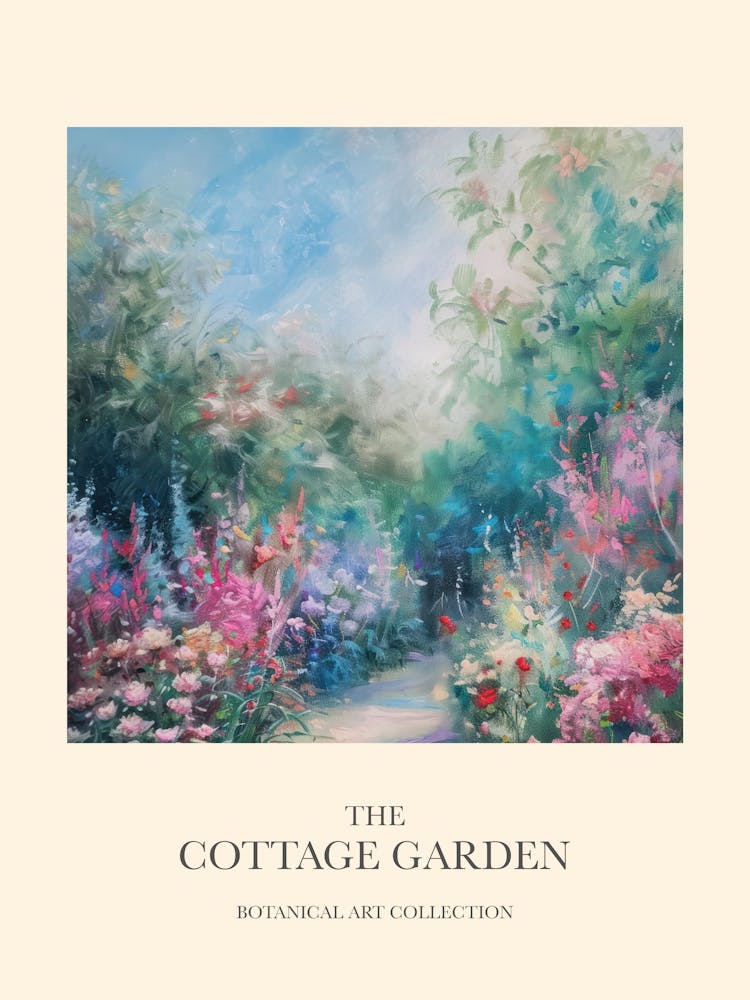 Cottage Garden Poster Wild Bloom 10