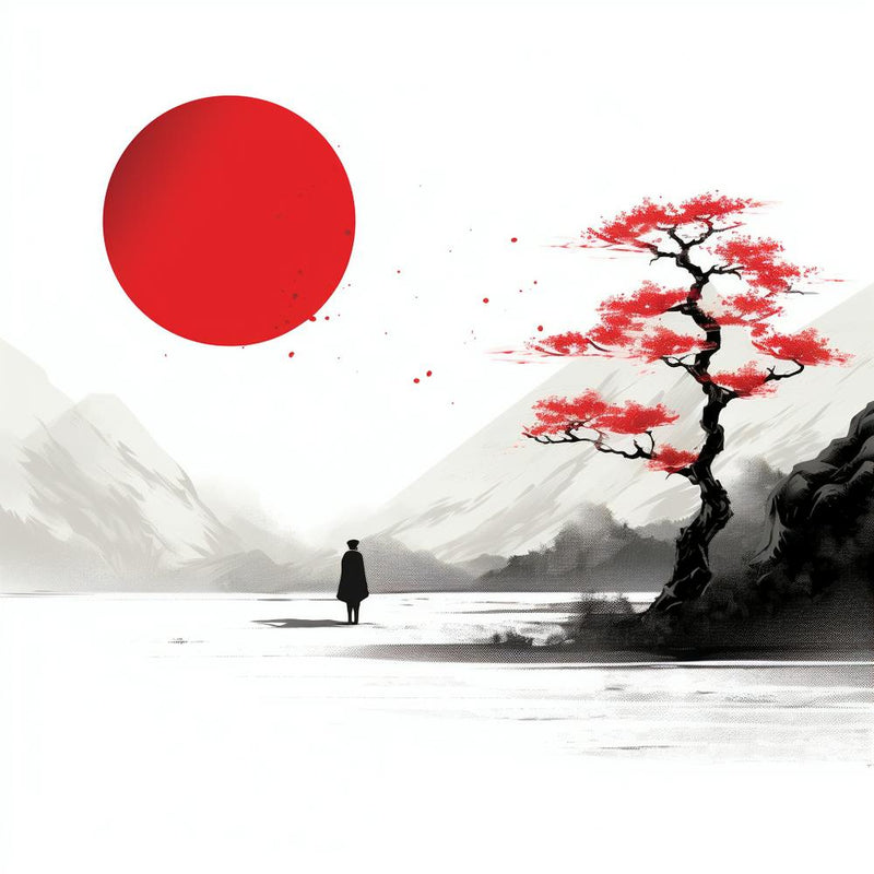 Japanese Style Minimalistic Art