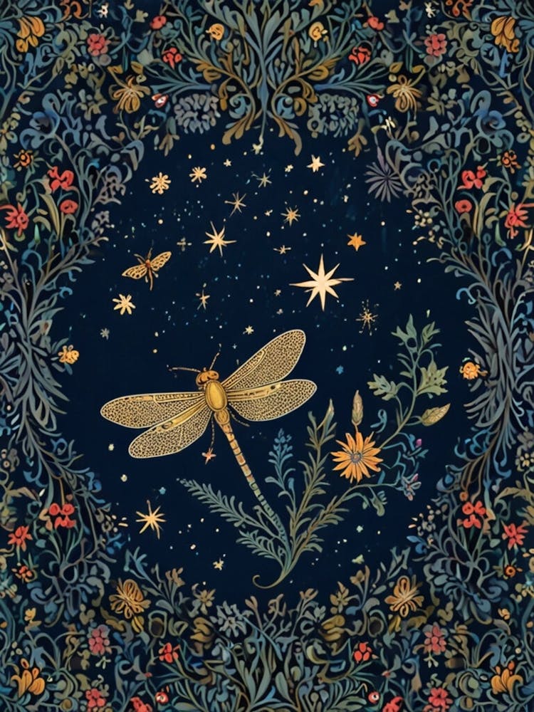William Morris Dragonfly 9