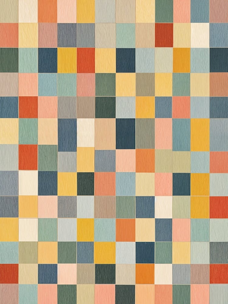 Abstract Squares In Pastel no2