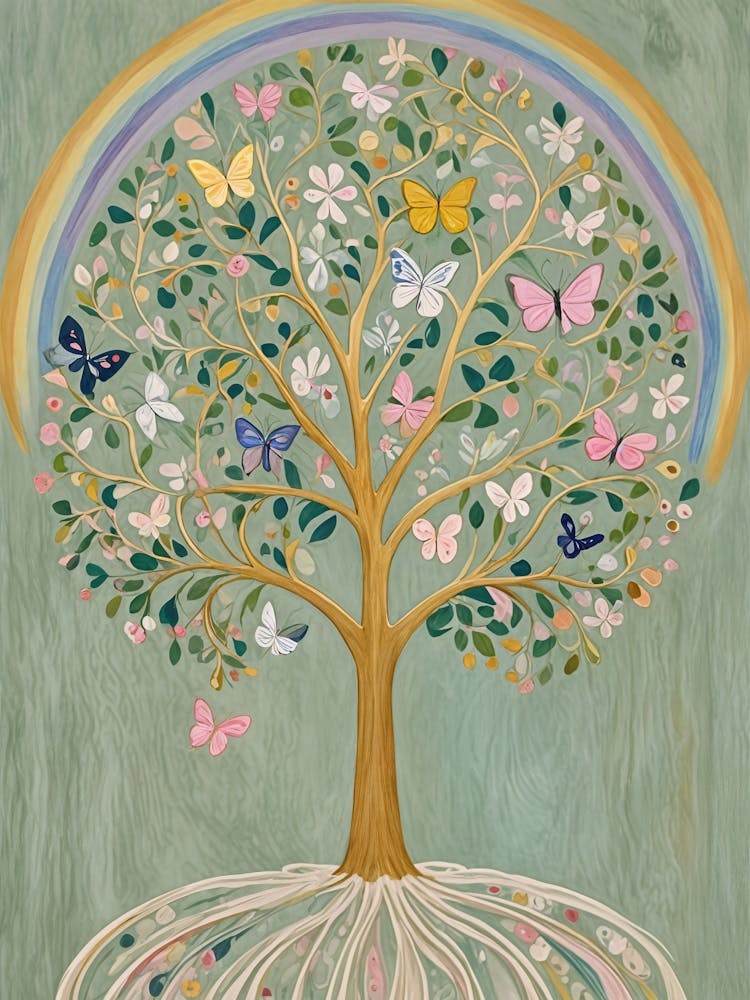 Butterfly Tree Rainbow