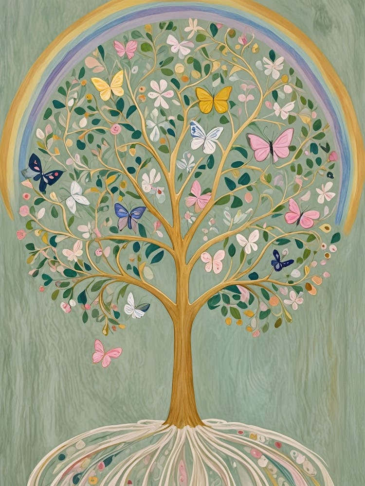 Butterfly Tree Rainbow
