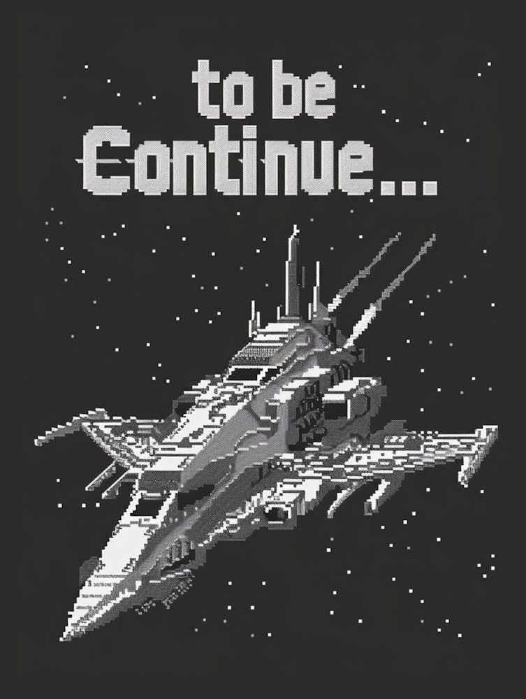 Spaceship Pixel Art