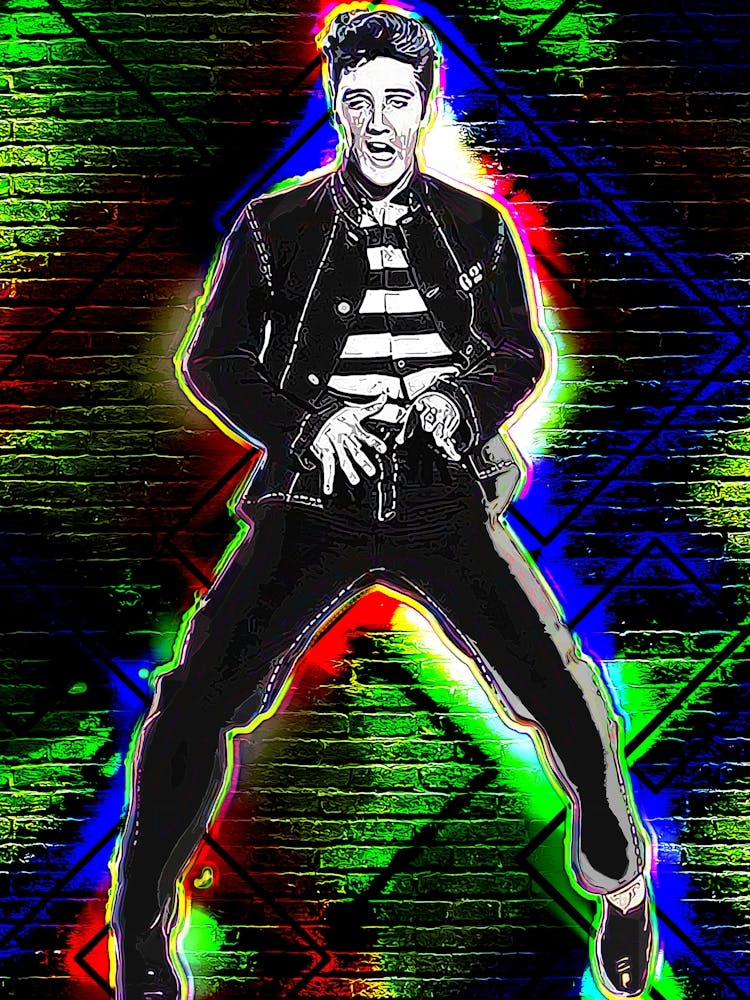 Elvis Presley Cartoon Art
