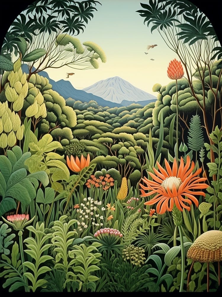 Kirstenbosch National Botanical Garden Sa Henri Rousseau Style 1
