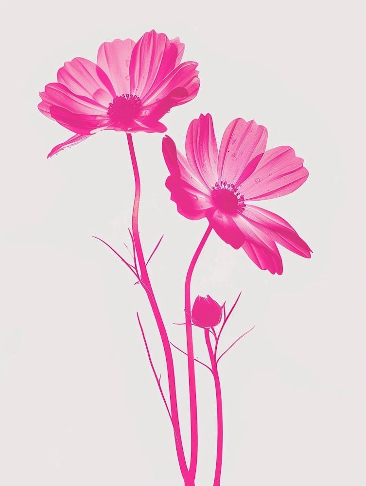 Hot Pink Oxeye Daisy 1